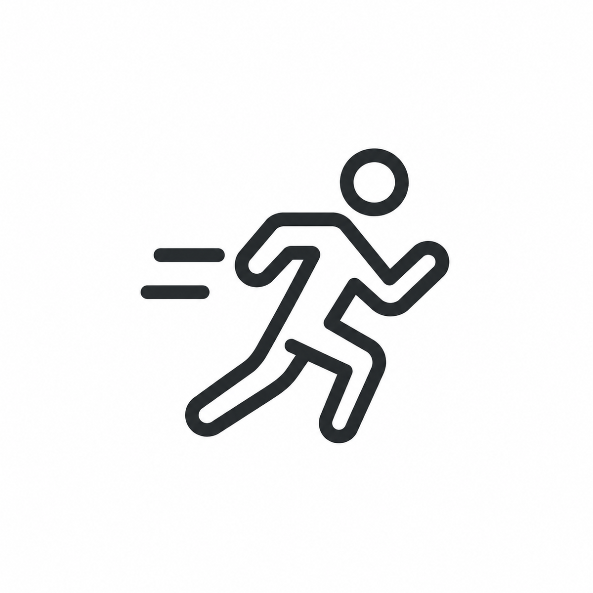 STEP STRG Exercise icon representing knee support or active movement